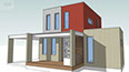 Modern House 5 with SketchUp and TreblD